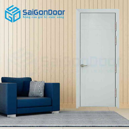 Cửa Gỗ MDF Veneer P1R4a.