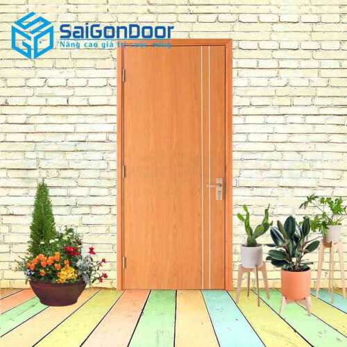 Cửa Nhựa Composite veneer P1R2  xoa dao
