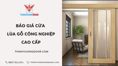 Báo Giá Cửa Lùa Gỗ Công Nghiệp & Chi Phí Lắp Đặt