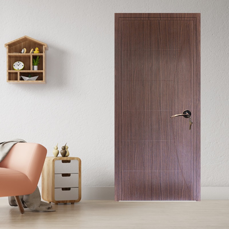 Cửa nhựa Composite sợi chỉ có màu vân gỗ đẹp tự nhiên