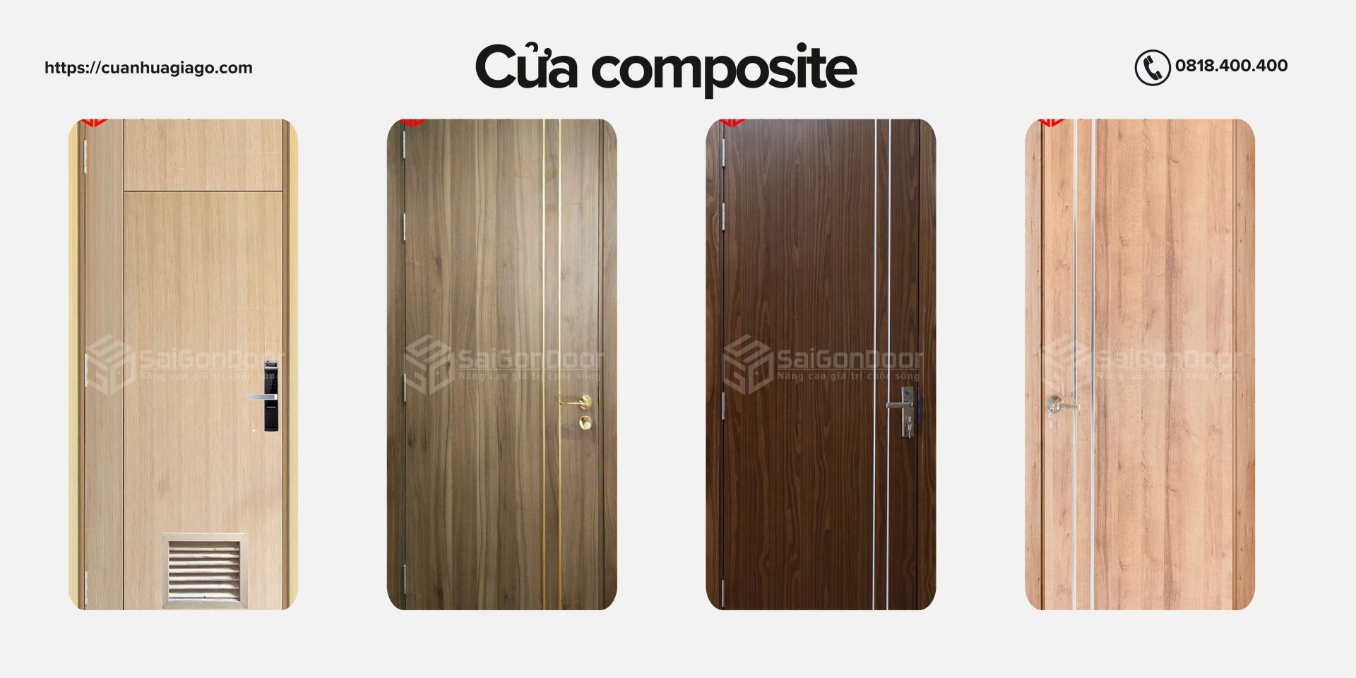 Quy trình lắp đặt cửa gỗ nhựa Composite được trải qua nhiều bước