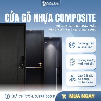 Cửa gỗ nhựa Composite - Lựa chọn hoàn hảo nâng cấp không gian sống q