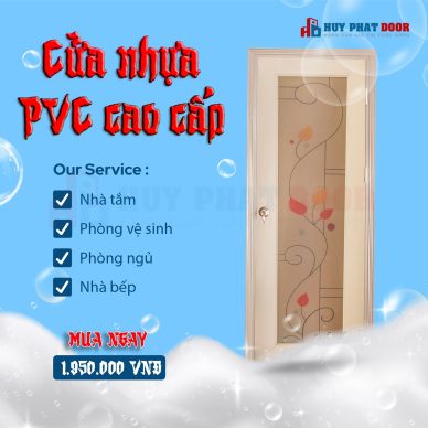 THAM KHẢO BÁO GIÁ CỬA NHỰA NHÀ VỆ SINH HUYPHATDOOR CHÍNH HÃNG